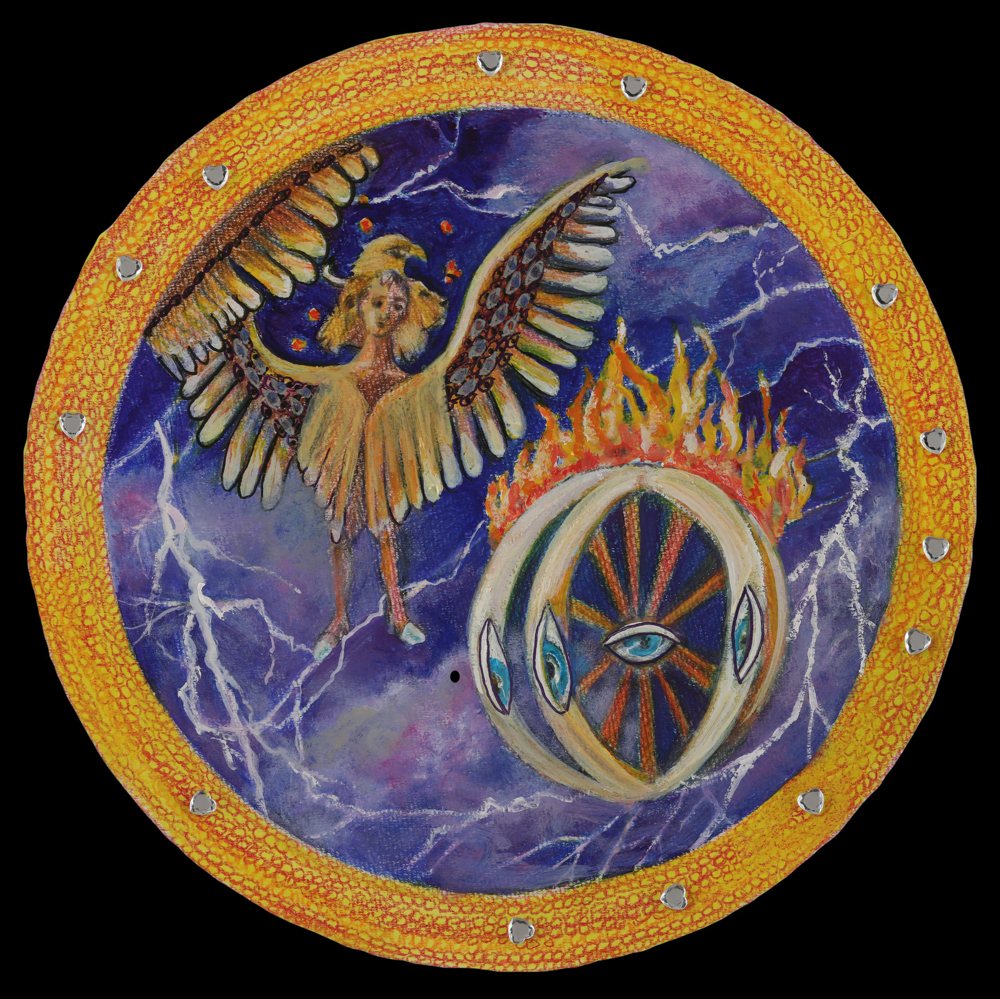 Cheribim Angel — Giclée print by Kathleen Deyo
