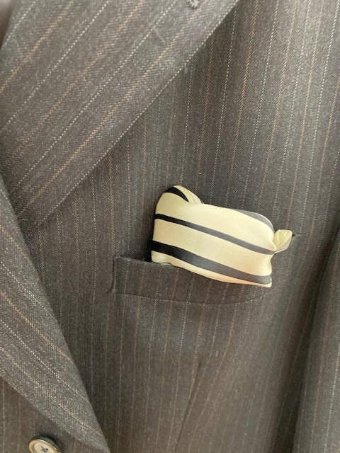 Men's Pocket Square — Hand-painted silk by Kathleen Deyo
