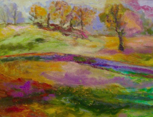 Pocantico Hills NY — Original oil by Kathleen Deyo