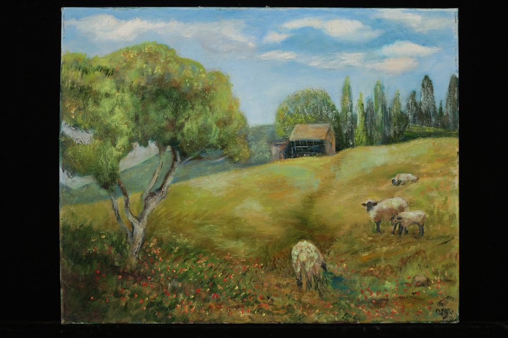 Lazy Day — Original oil by Kathleen Deyo