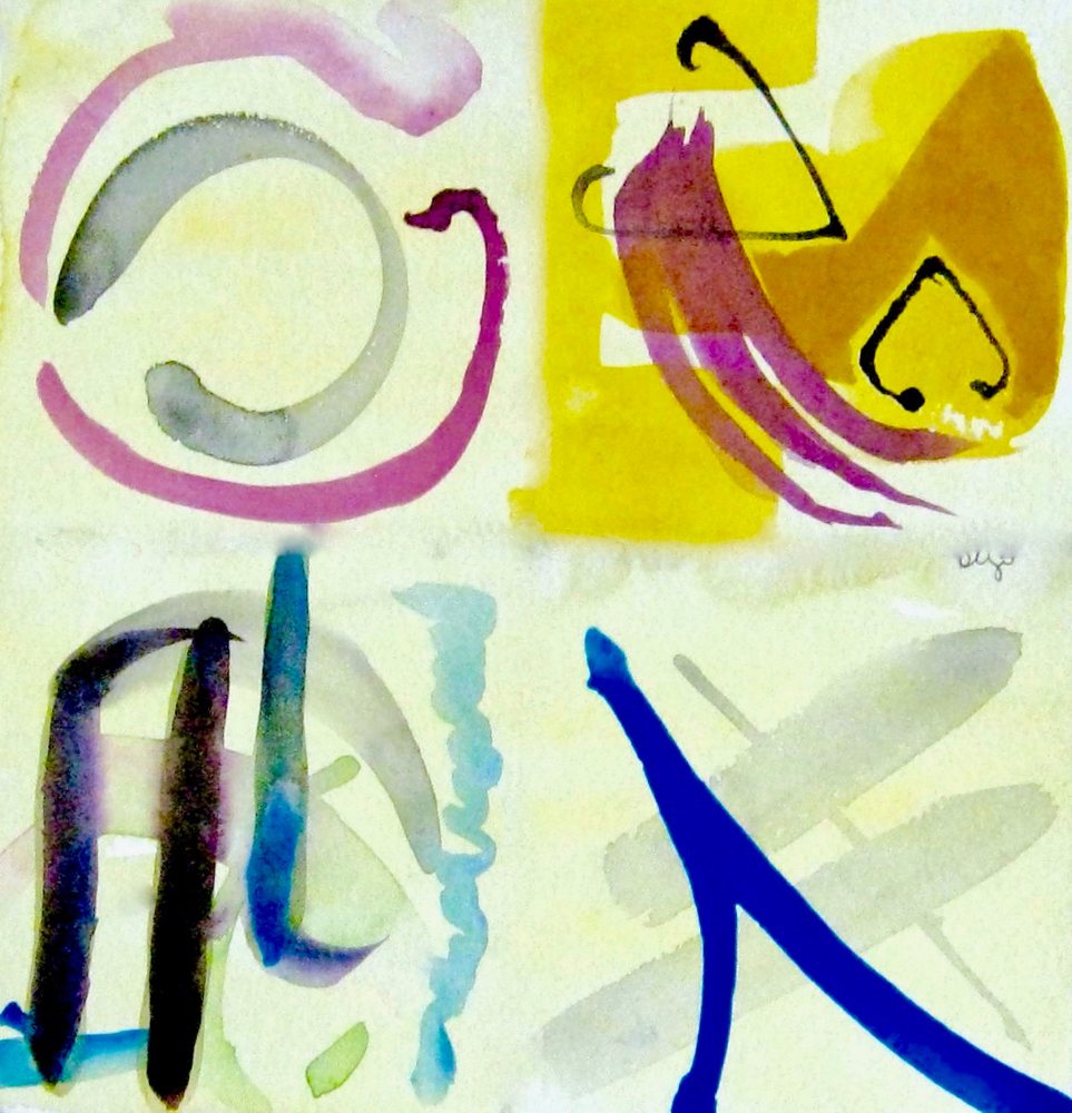 Musical Rhythms — Watercolor giclée print by Kathleen Deyo