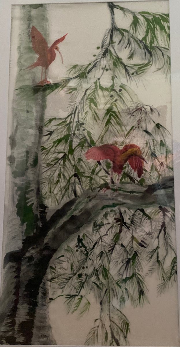 Sumi-e ink painting by Kathleen Deyo