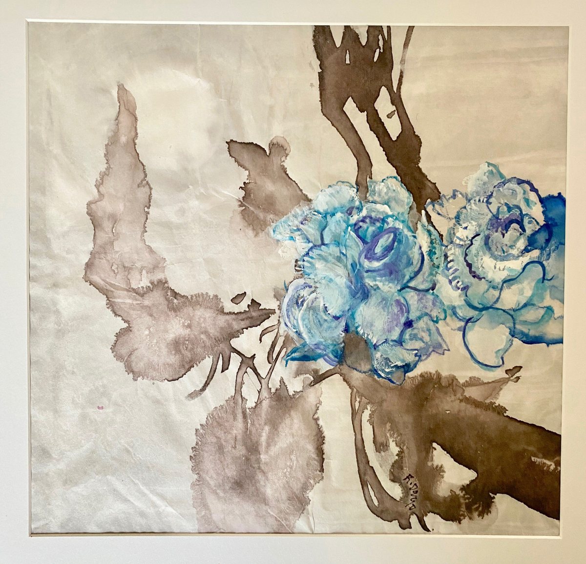Sumi-e ink painting by Kathleen Deyo